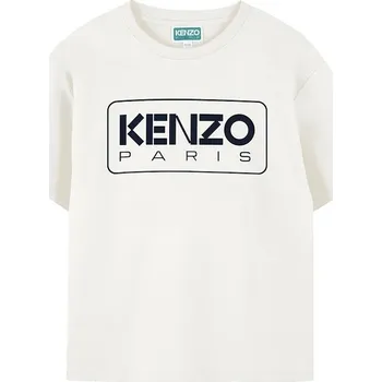 Dětské bavlněné tričko Kenzo Kids K61494.86.108 bílá 00X, vel. 102