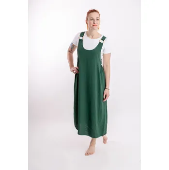 Dámské šaty Italy fashion Dlouhé šaty WOOD mini Barva: Zelená, Velikost: UNI - M-XL