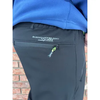 Pánské kalhoty Temster Zateplené softshellové kalhoty UNISEX [23892] Barva: Zelená, Velikost: XL