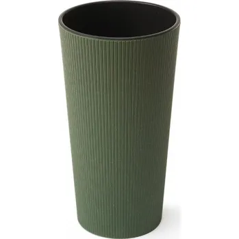 Zahrada Lamela LAMELA, květináč LILIA ECO JUMPER, průměr 190 mm, výška 364 mm, lesní zelená