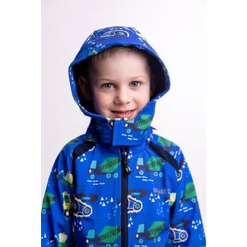 Dětská móda Softshellová bunda WOLF [B2363] Barva: Černá, Velikost: 98/104