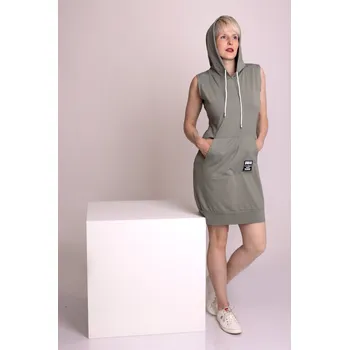 Dámské šaty Italy fashion Šaty SPORTY Barva: Khaki, Velikost: UNI - M/L