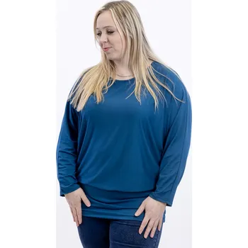 Dámské oblečení Italy fashion Dámské tričko CALI Barva: Petrolejová, Velikost: UNI: XL-4XL