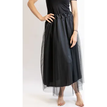 Dámská sukně Italy fashion Sukně AMALIE Barva: Černá, Velikost: UNI: M-XL