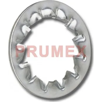 Matice Podložka vějířová vnitřní DIN 6798I M4 / 4,3 pozink