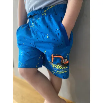 Chlapecké kraťasy Kugo Klučičí kraťasy bagr Barva: tyrkysová, Velikost: 128