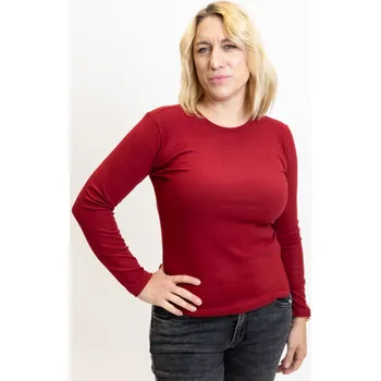Benter Tričko SOFT s dlouhým rukávem [16493] Barva: Vínová, Velikost: L