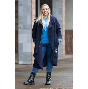 Dámský kabát Italy fashion Lehký kabát GRETA Barva: Tmavě modrá, Velikost: UNI: XL-3XL