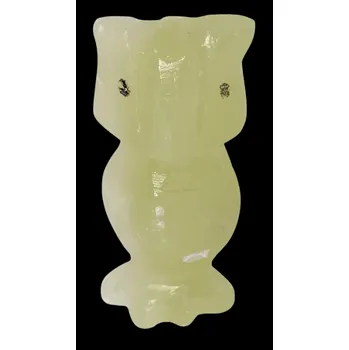 Aragonitová sovička 5,5 cm, Pákistán (aragonit zelený)