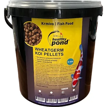 Technika k zahradnímu jezírku HealthyPond Koi pelety jaro/podzim - Healthy pond Wheatgerm 6 mm, 10 L
