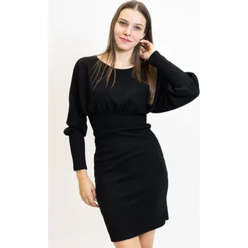 Dámské šaty Italy fashion Úpletové šaty MISSY Barva: Černá, Velikost: UNI: S-L