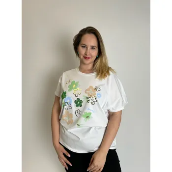 Pánské tričko Italy fashion Tričko Garden Barva: Bílá, Velikost: UNI - XL-3XL