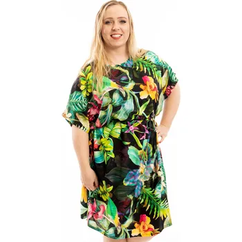 Dámské šaty Benter Letní šaty TIMOTHY [16607] Barva: Černá, Velikost: 3XL/4XL