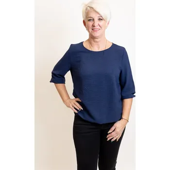 Pánské tričko Italy fashion Tričko LILIEN Barva: Tmavě modrá, Velikost: 46