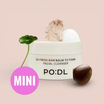 PODL PO:DL - 2X Fresh Bam Balm to Foam MINI - Osvěžující čistící pěnový balzám MINI - 15 ml