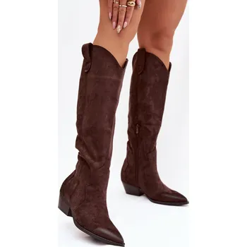 Dámské kozačky Kozačky na podpatku model 222728 Step in style 36