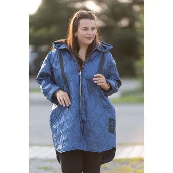 Italy fashion Dámská bunda MANILA Barva: Modrá, Velikost: UNI: 2XL-5XL