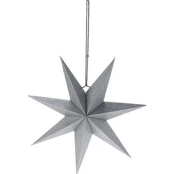 Vánoce Home Styling Collection Dekorace na okno, papírová hvězda, 45 cm