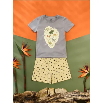 Chlapecké oblečení Sinsay - Dvoudílná pyžamová souprava - šedá - 931EV-09X - 931EV-09X-128