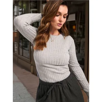 Dámské oblečení Sinsay - Svetr - šedá - 009AU-09M - 009AU-09M-XS-1