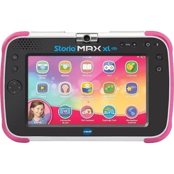 interaktivní kniha VTech - Storio Max XL 2.0 růžový, dětský tablet s dotykovou obrazovkou, vzdělávací a bezpečný s