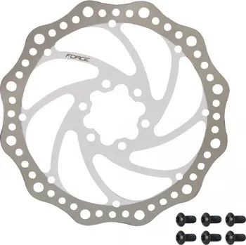Brzda na kolo Kotouč brzdový FORCE 160 mm, 6 děr, bílý