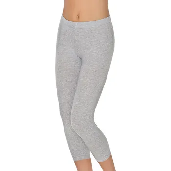 Dámské legíny Dámské 3/4 legíny šedý melír WADIMA XL