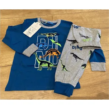 KUGO klučičí pyžámko s dlouhými kalhoty Barva: Světle modrá, Velikost: 110