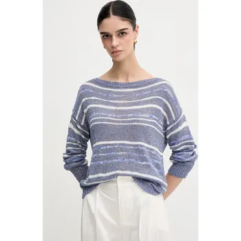 Dámské oblečení Svetr Sisley 116CL106F modrá 95X, vel. S