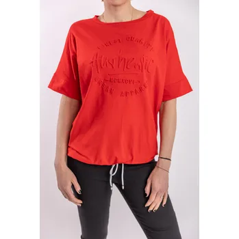 Pánské tričko Italy fashion Tričko AUTHENTIC Barva: Červená, Velikost: UNI - M-XL