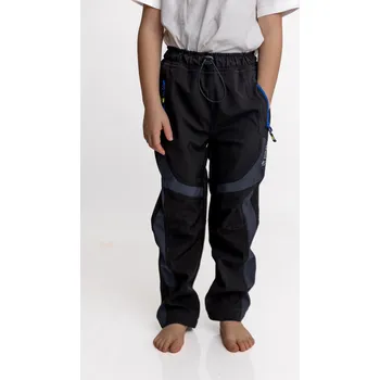 Dětská móda Softshellové nevyteplené kalhoty WOLF pro kluky [B2484] Barva: Černá, Velikost: 122