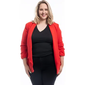 Dámské sako Italy fashion Dámské sako SCARLET Barva: Červená, Velikost: UNI: L-2XL