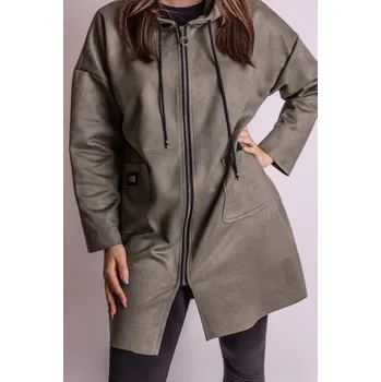 Dámský svetr Italy fashion Kardigan FASHION Barva: Khaki, Velikost: UNI - L-2XL