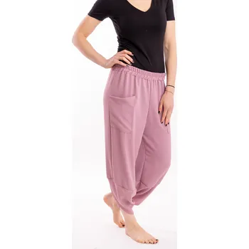 Dámské kalhoty Italy fashion Vzdušné kalhoty MAROKO Barva: Růžová, Velikost: UNI - S-L