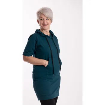 Dámské šaty Italy fashion Sportovní šaty LIMA Barva: Petrolejová, Velikost: UNI - M-XL