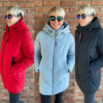 Pánský zimní kabát Temster Zimní 3/4 kabáty - malá řada Barva: Černá, Velikost: 2XL