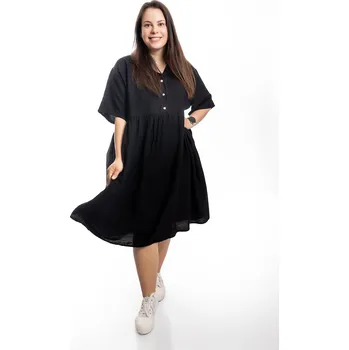 Dámské šaty Italy fashion Letní šaty SALVA Barva: Černá, Velikost: UNI: 2XL-4XL