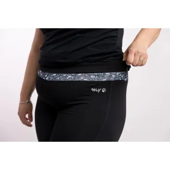 WOLF tepláky/legíny s rovným střihem [T2471A] Barva: Strakatý pás nahoře, Velikost: 2XL