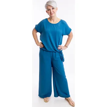 Italy fashion Dámský komplet TOKIO Barva: Petrolejová, Velikost: UNI: L-2XL