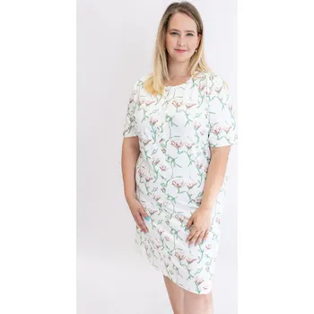 Dámská noční košile Benter Noční košile INNA [46763] Barva: Bílá, Velikost: 2XL