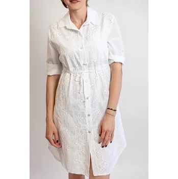 Dámské šaty Italy fashion Šaty ZOE Barva: Bílá, Velikost: UNI - M-XL