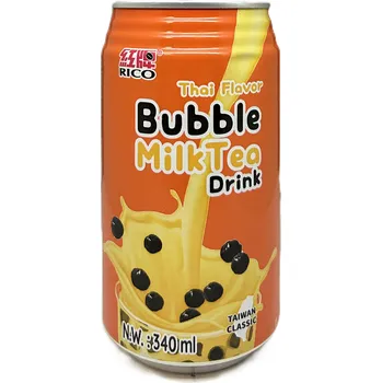 Ledový čaj Rico Bubble MilkTea Drink Thai Flavor 340ml [TW]
