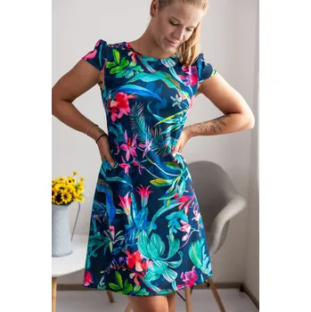 Dámské šaty Italy fashion Šaty KATE Barva: Zelená, Velikost: UNI