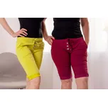 Italy fashion Pružné kraťasy ATOMKY (vel. L-2XL) Barva: Vínová, Velikost: UNI - L-2XL