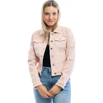 Dámská bunda Re-dress jeans Dámská džínová bunda SWEET [C110-3] Barva: Světle růžová, Velikost: L