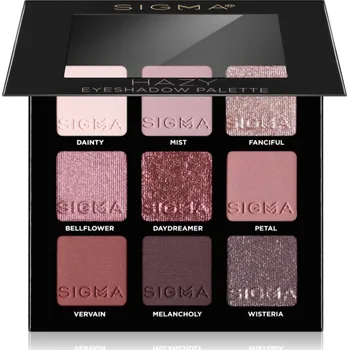 Paletka dekorativní kosmetiky Sigma Beauty Eyeshadow Palette Hazy paletka očních stínů 9 g