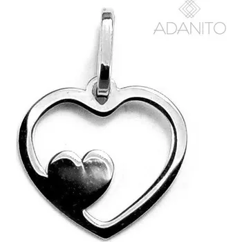 Přívěsek Zlatý přívěsek srdce