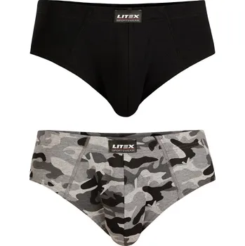 Boxerky Pánské slipy LITEX barevné Barva: tisk, Velikost: M