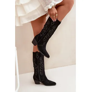 Dámské kozačky Kozačky na podpatku model 222538 Step in style 38