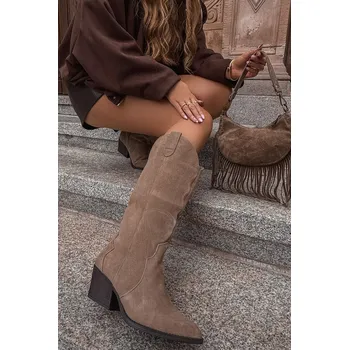 Dámské kozačky Kozačky na podpatku model 222534 Step in style 41